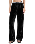 Karl Lagerfeld Jeans - Klj Velvet Sweatpant Wide Leg - Nero