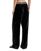 Karl Lagerfeld Jeans - Klj Velvet Sweatpant Wide Leg - Nero