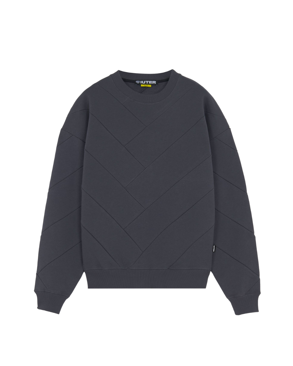 Iuter - Parquet Crewneck - Asphalt