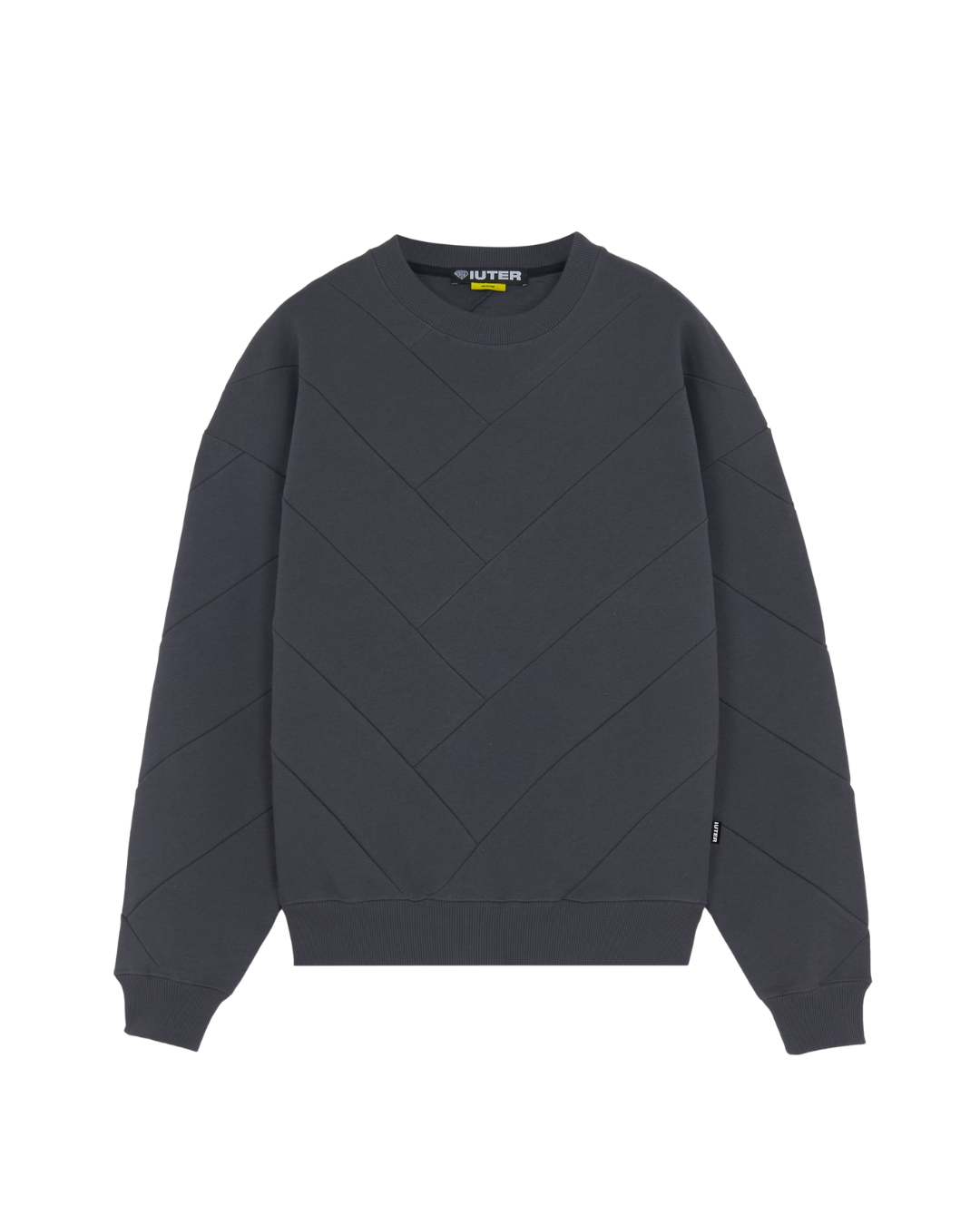Iuter - Parquet Crewneck - Asphalt