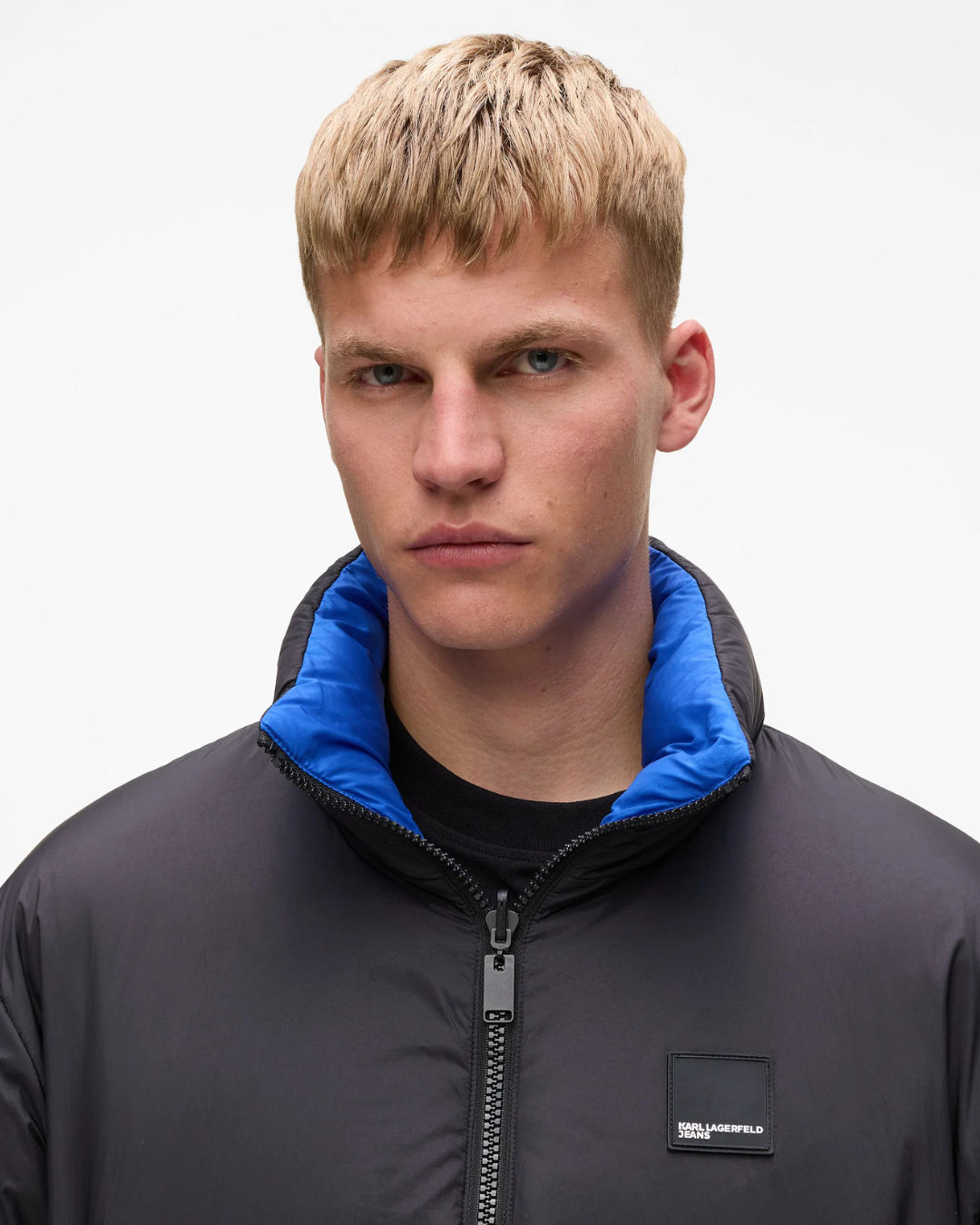 Karl Lagerfeld Jeans - Klj Reversible Puffer - Blu e Nero