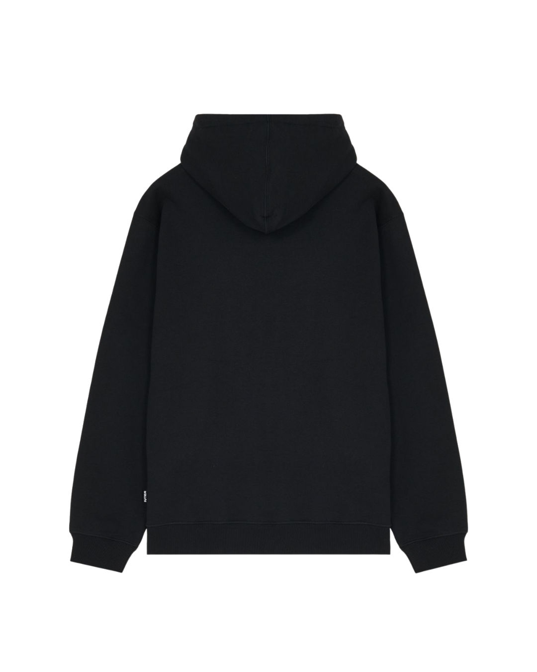 Iuter - Heart Logo Zip Hoodie - Nero