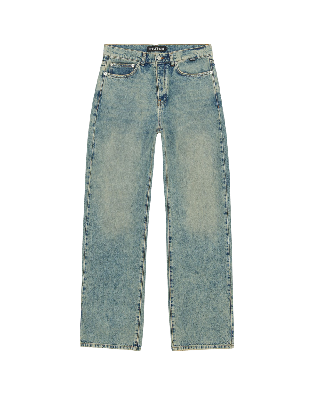 Iuter - Loose Denim Pants - Blu