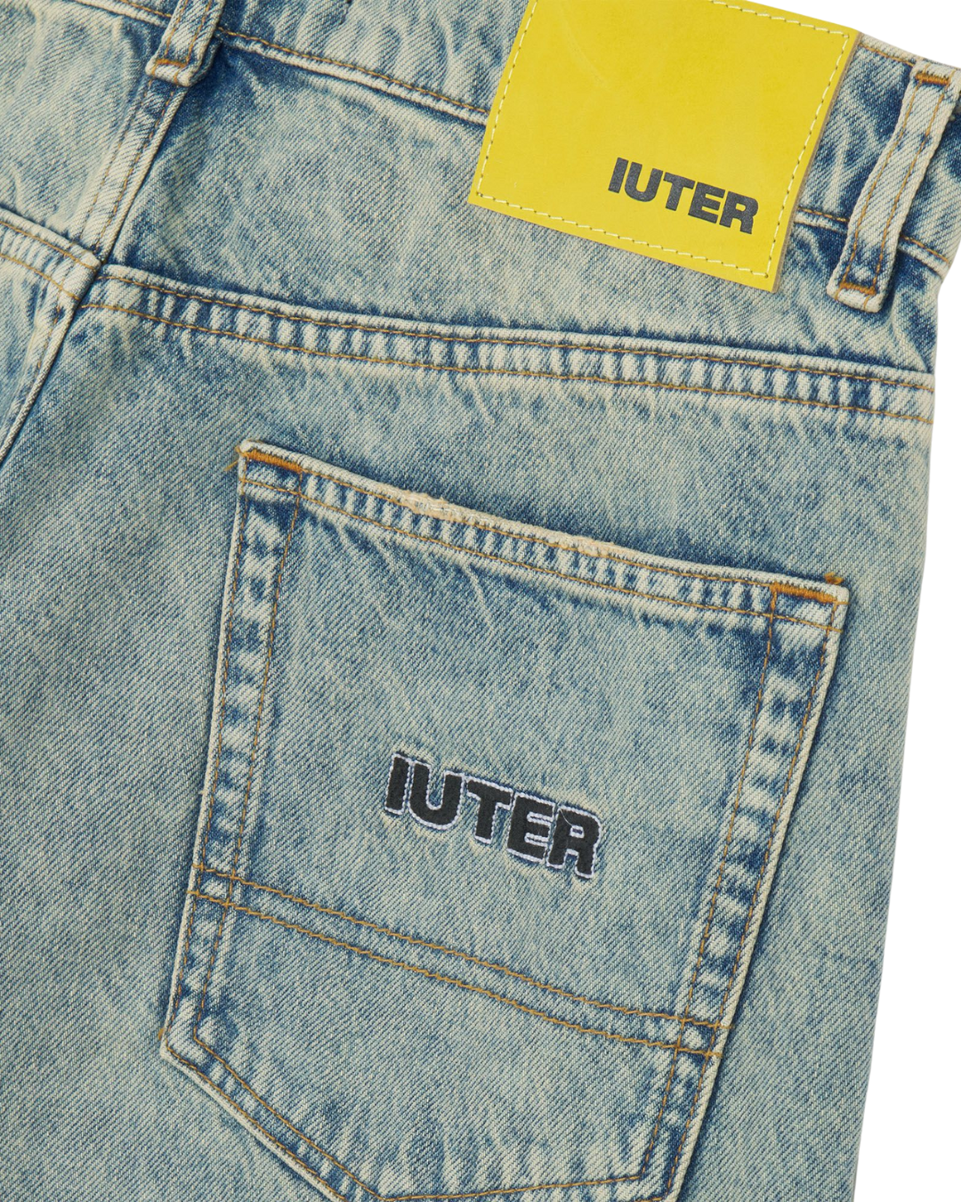 Iuter - Loose Denim Pants - Blu