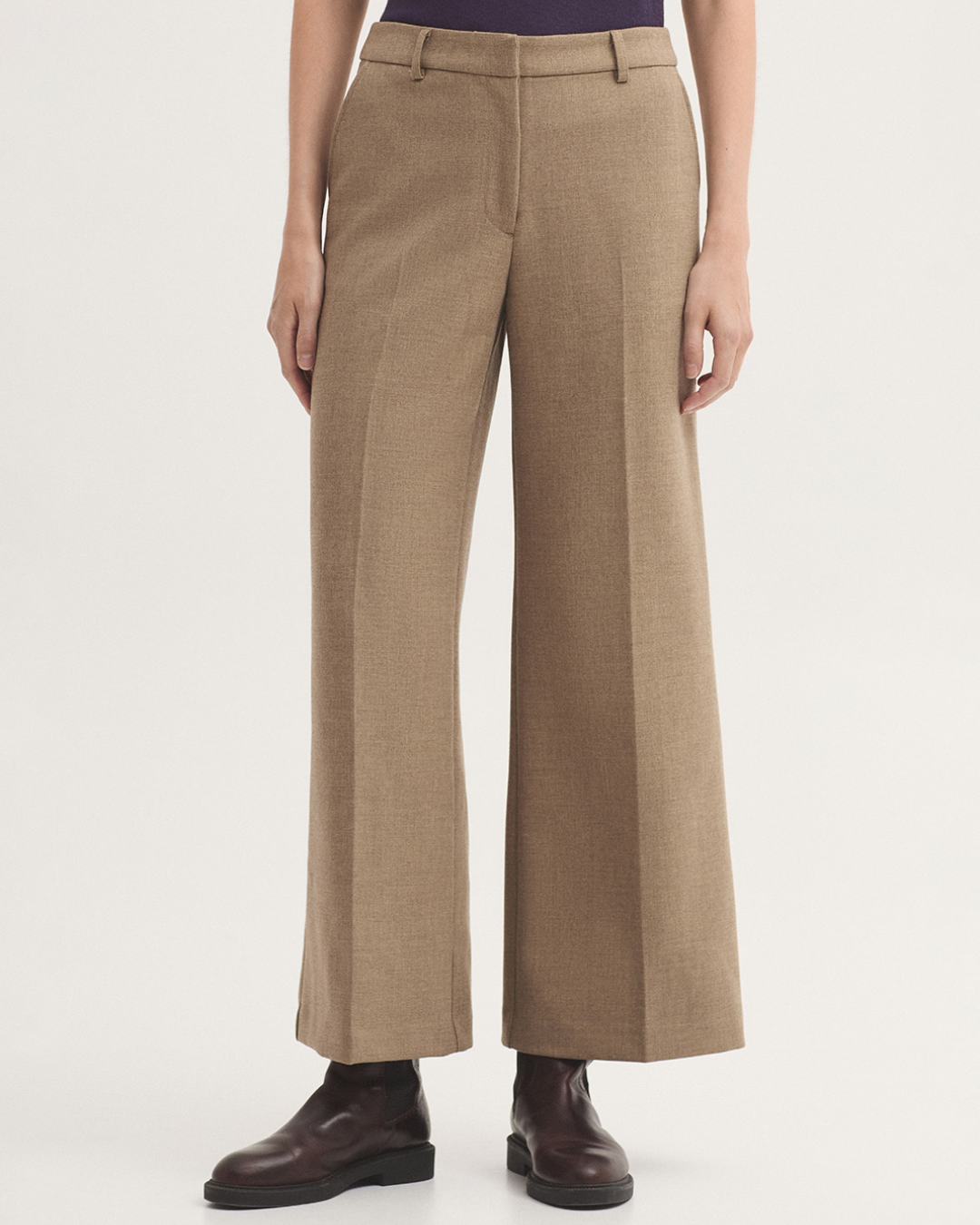 Nice Things - Classic Tailored Pants - Beige