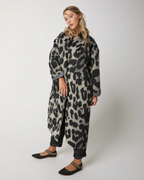 Alessia Santi - Completo Cappotto e Cintura - Grigio e Nero