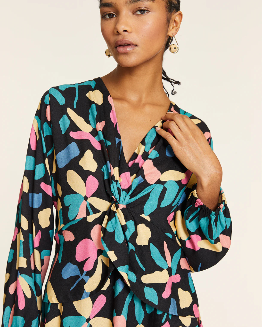 Pepa Loves - Vestido Petalos Con Volante - Print