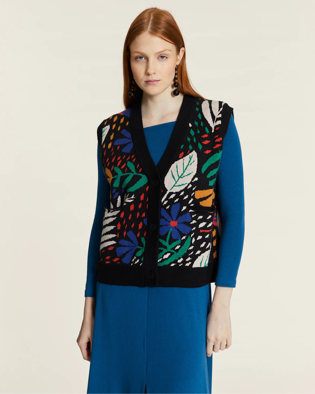 Pepa Loves - Chaleco Garden - Nero