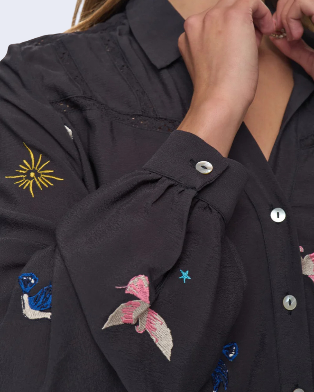 Numph - Nutekna Shirt - Obsidian