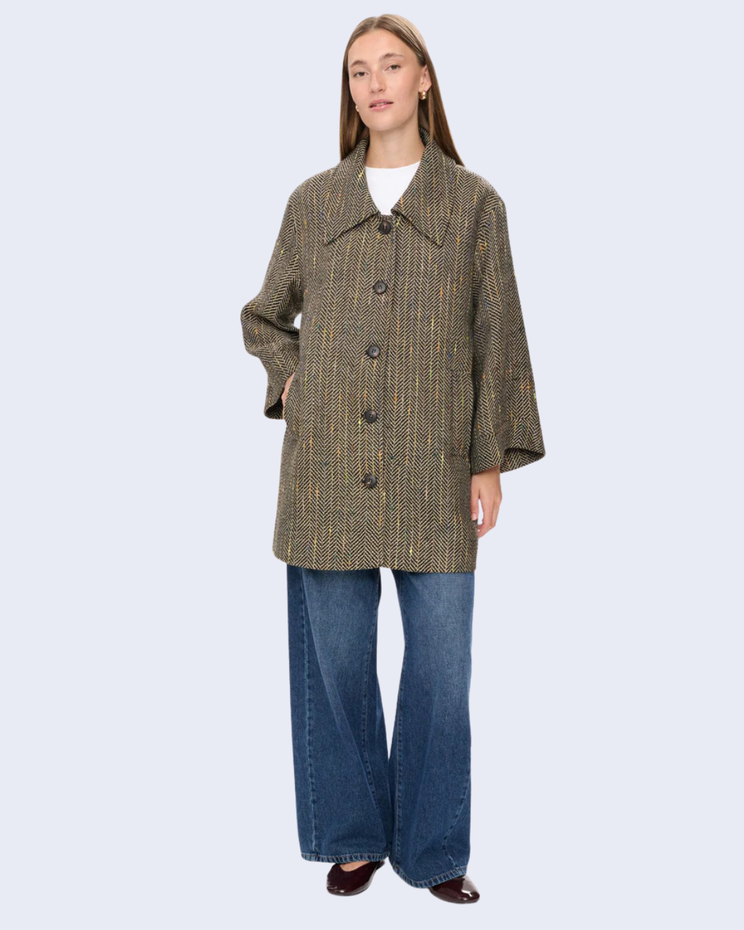 Numph - Nukimber Coat - Melange