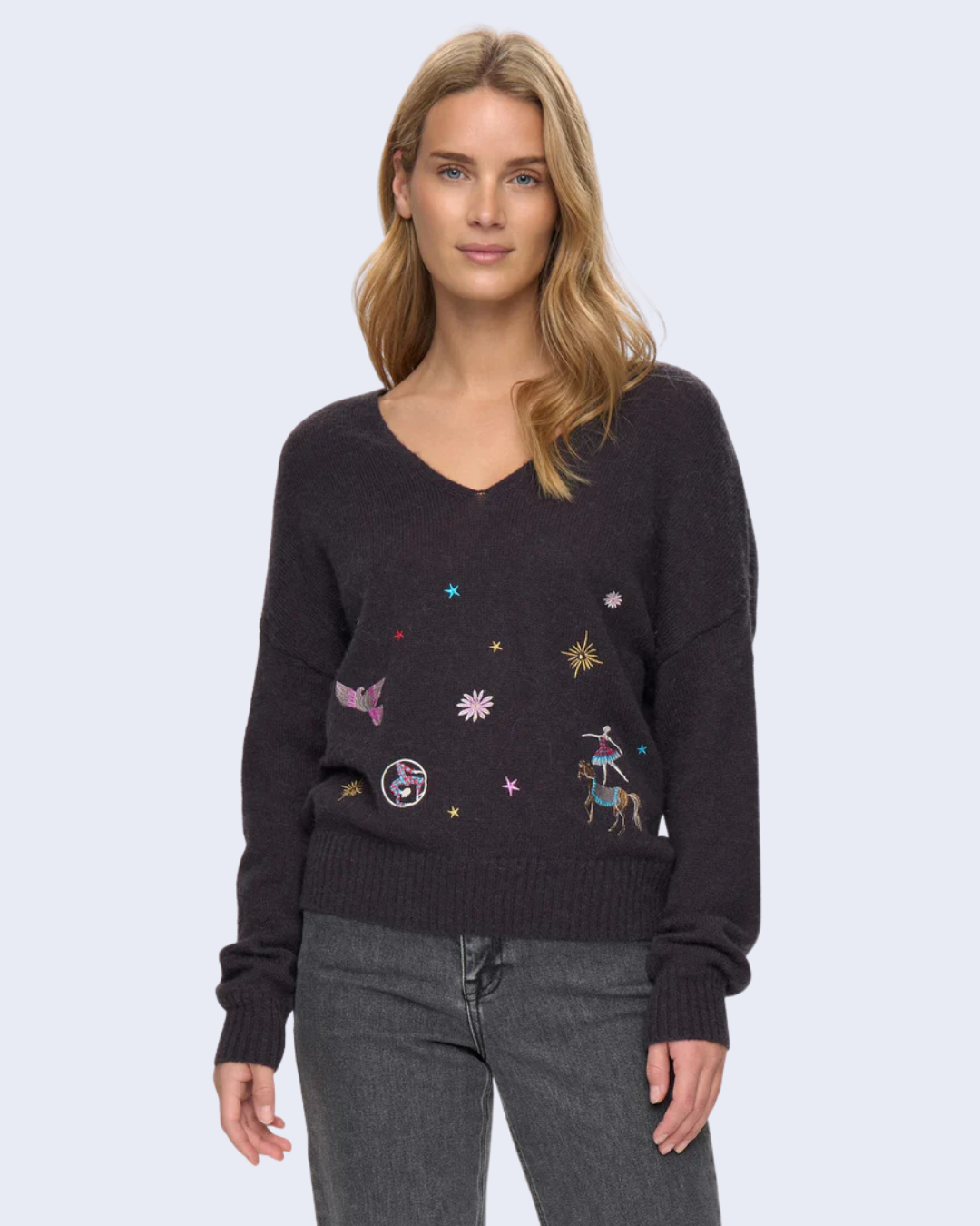 Numph - Nualmut Pullover - Obsidian