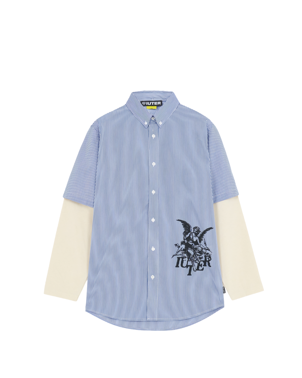Iuter - Angel Double LS Shirt - Blu