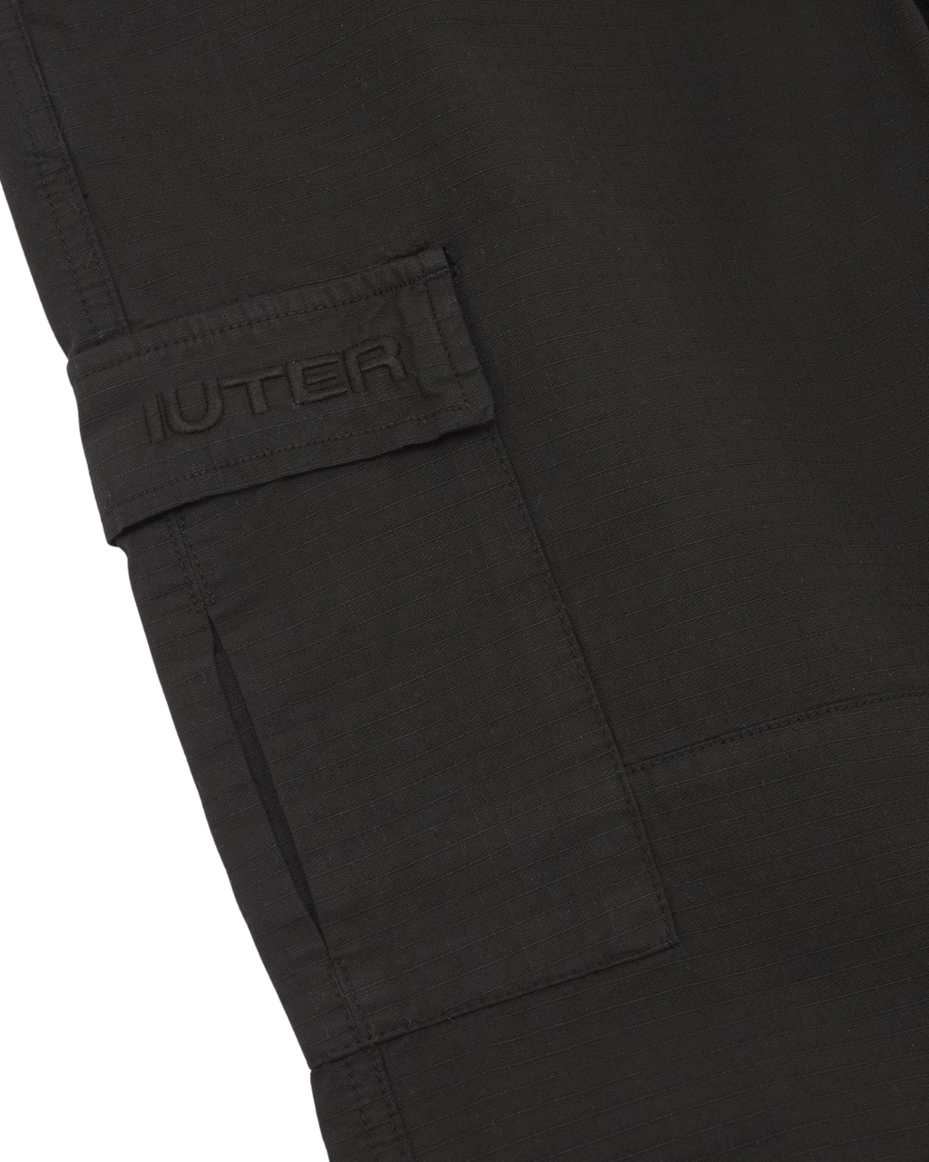 Iuter - Cargo Ripstop Pants - Nero