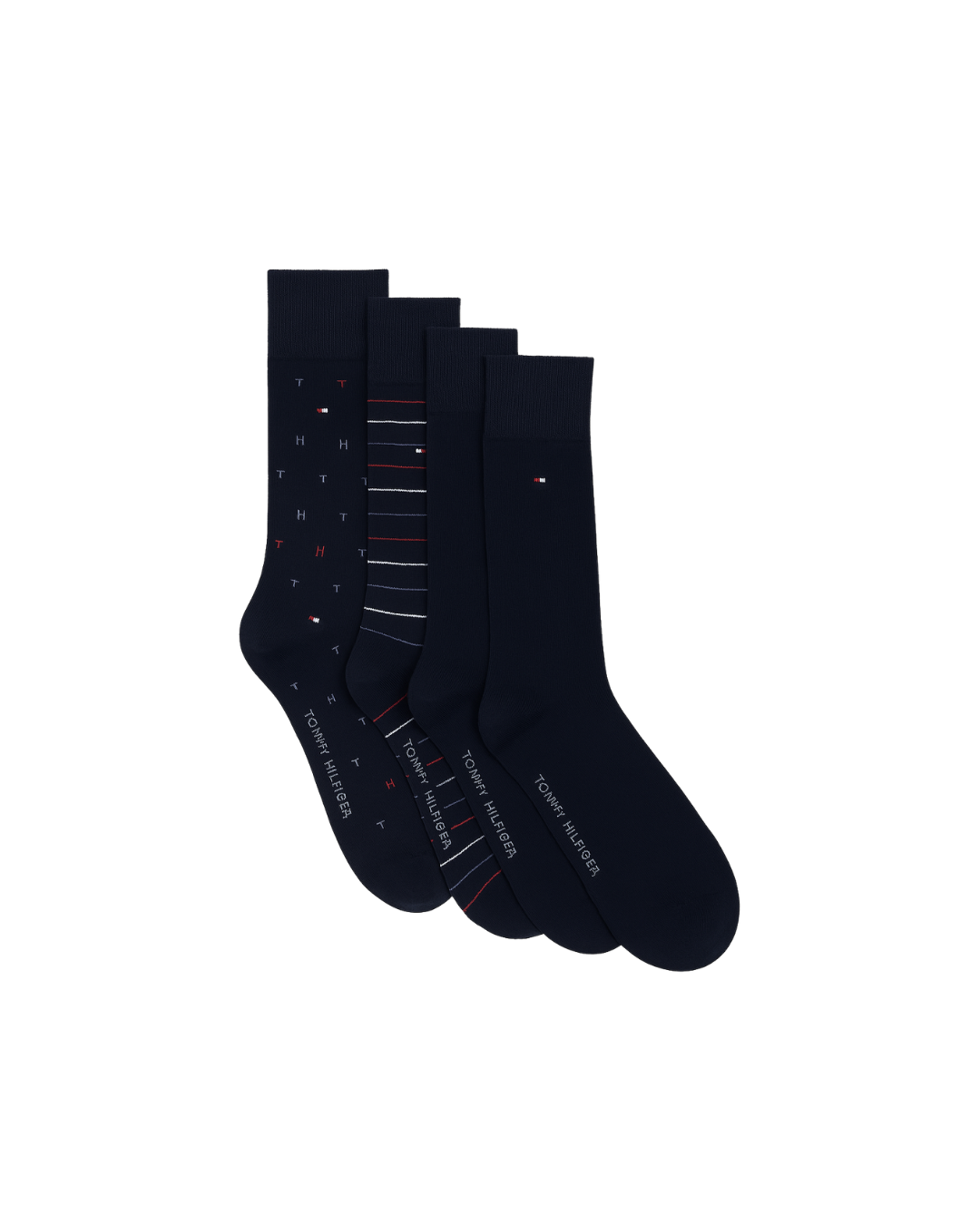Tommy Hilfiger - TH Men Sock 4P Tin Giftbox - Blu