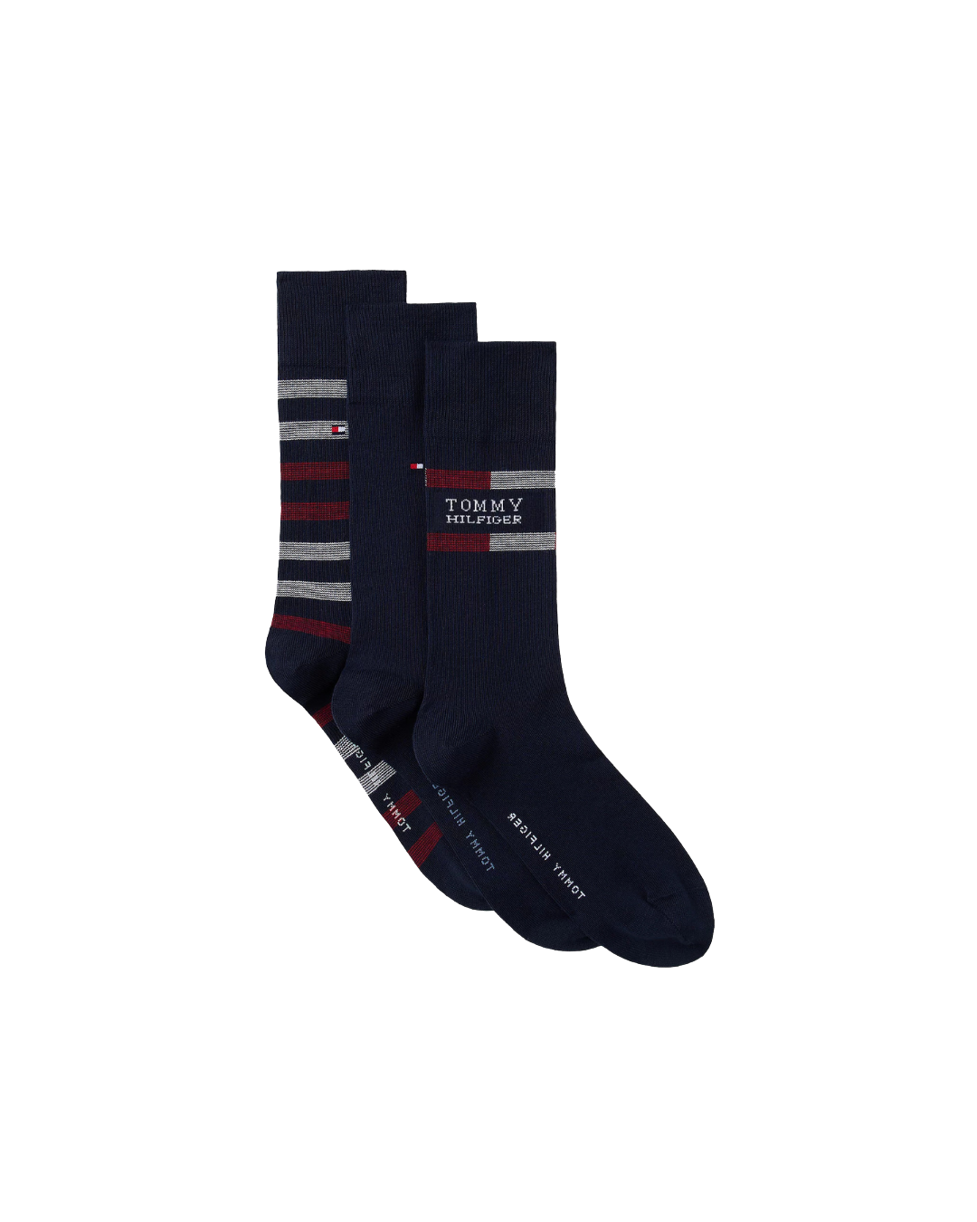 Tommy Hilfiger - TH Men Sock 3P Giftbox Tommy Stri - Blu