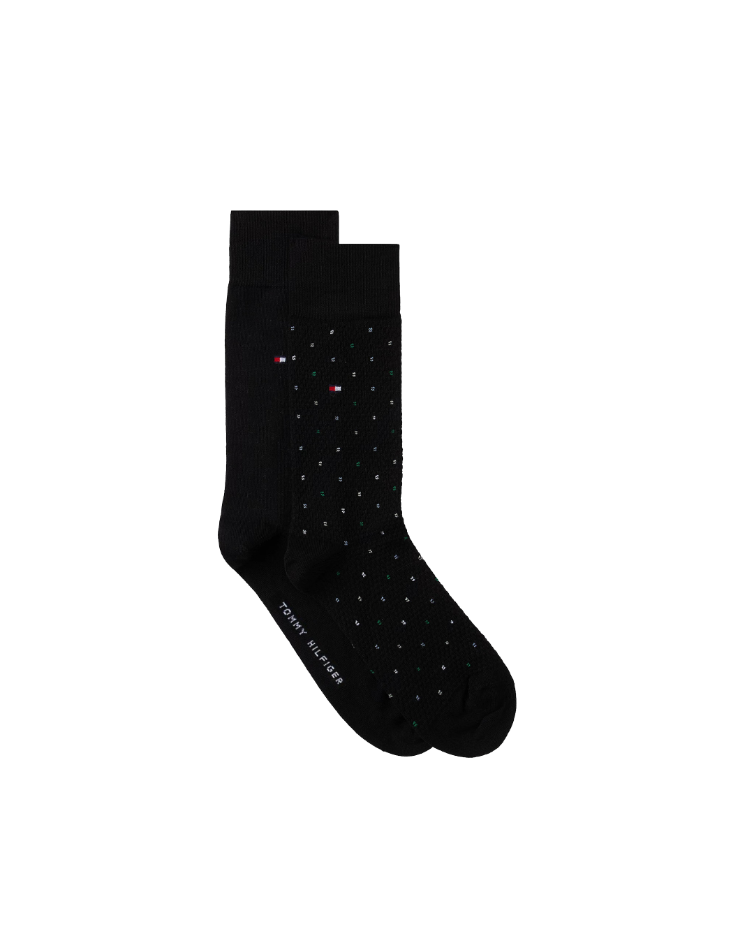 Tommy Hilfiger - TH Men Sock 2P Structure Dot - Nero