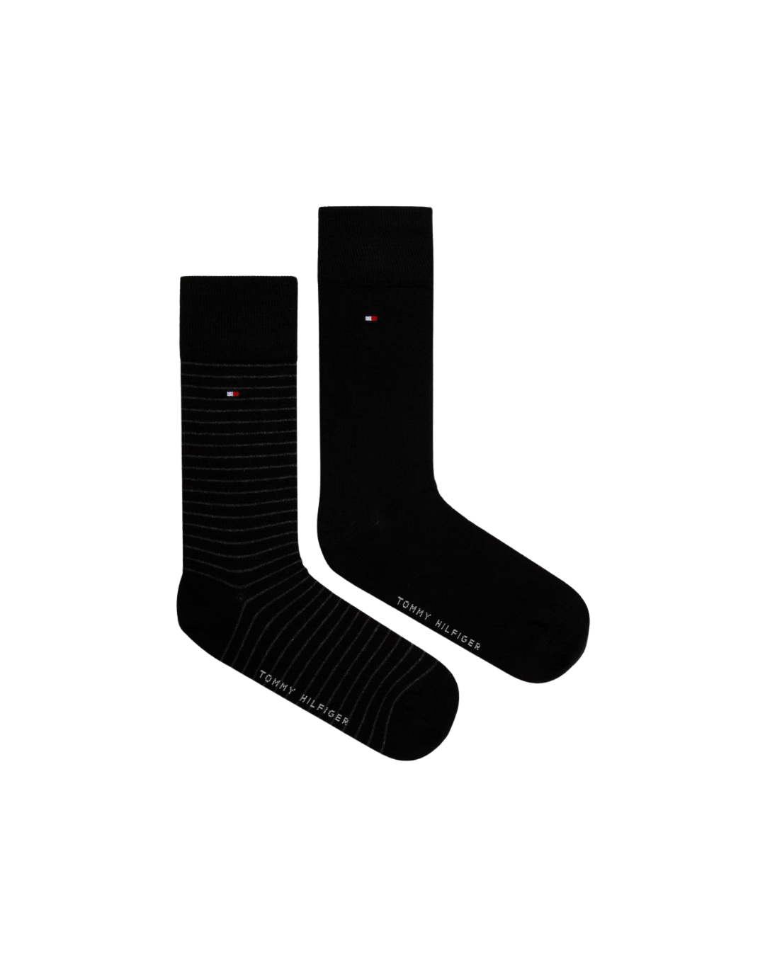 Tommy Hilfiger - TH Men Small Stripe Sock 2P - Nero