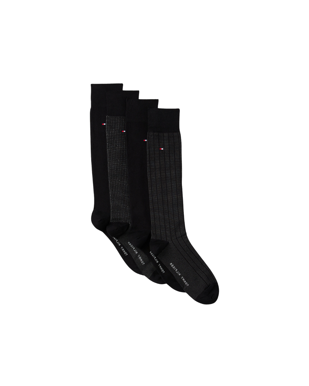 Tommy Hilfiger - TH Men Kneehigh 4P Tin Giftbox - Nero