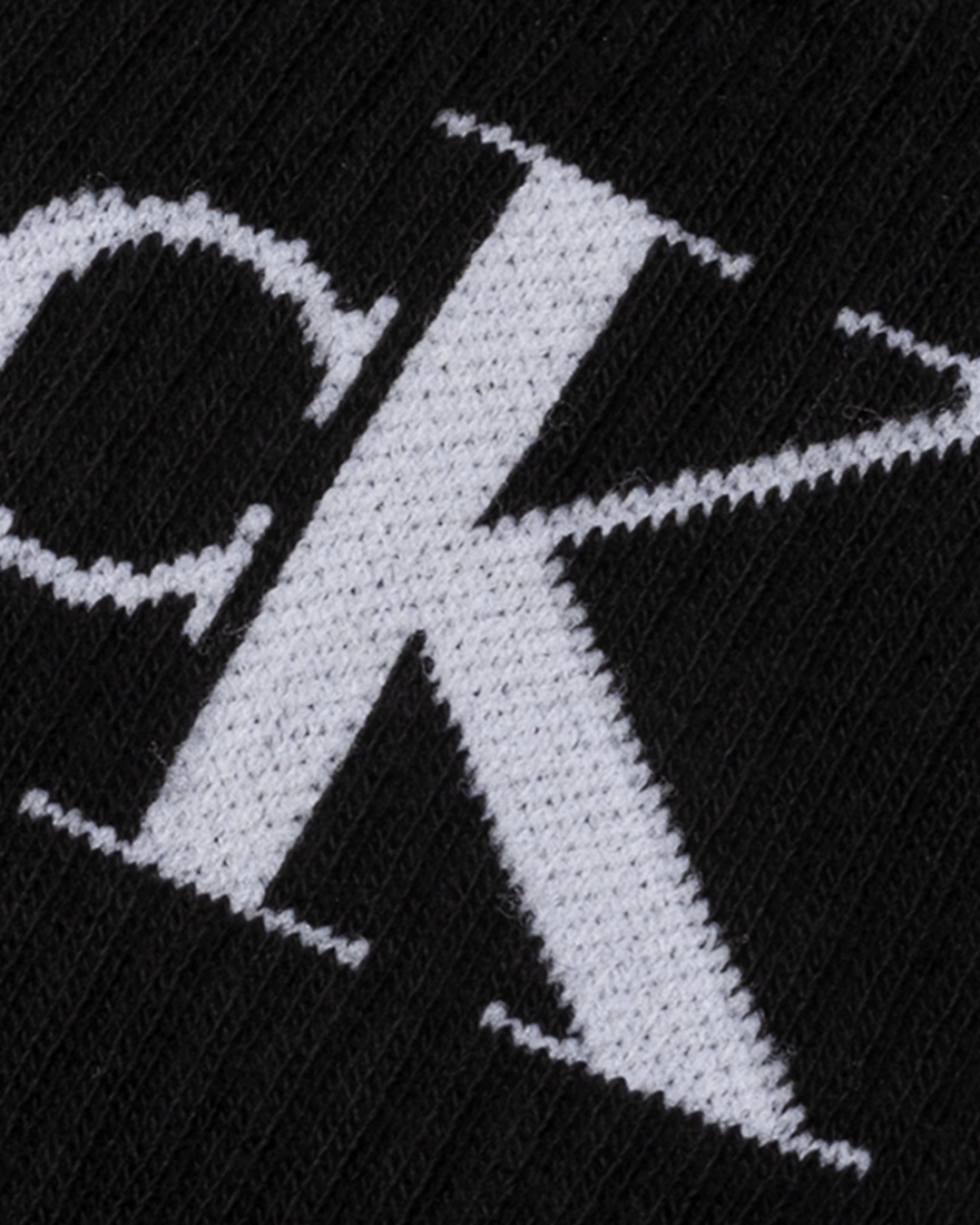 Calvin Klein - CKJ Women Sock 2P Monogram - Nero