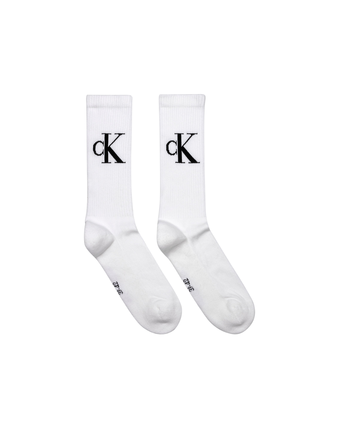 Calvin Klein - CKJ Men Sock 2P Monogram - Bianco