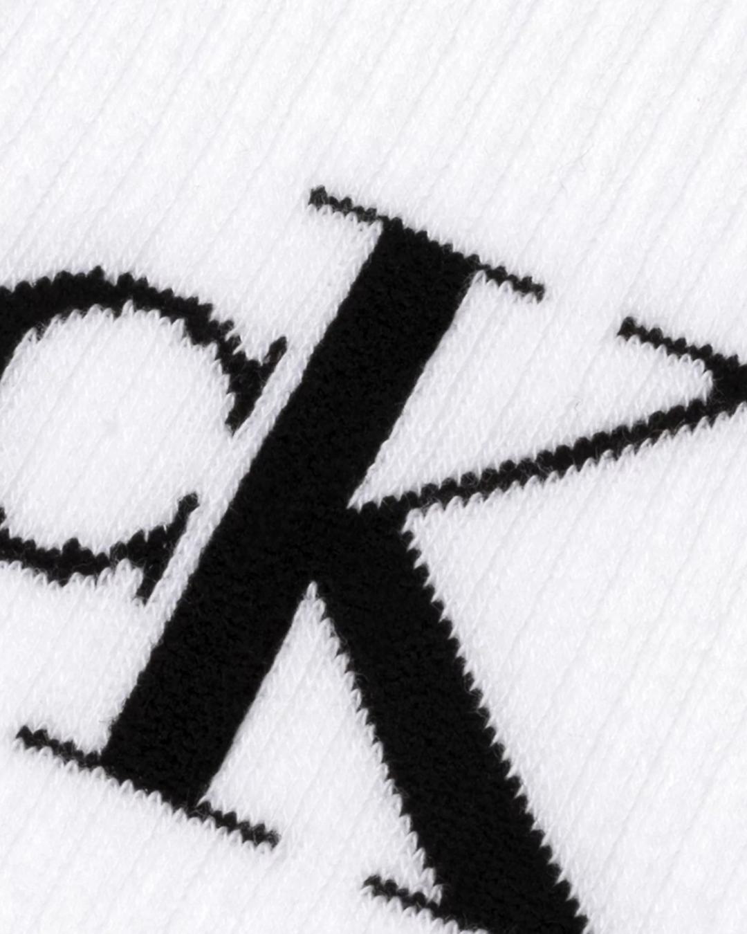 Calvin Klein - CKJ Men Sock 2P Monogram - Bianco