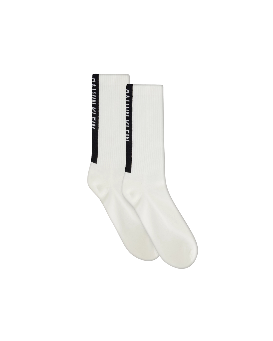 Calvin Klein - CKJ Men Sock 2P Back Logo - Bianco