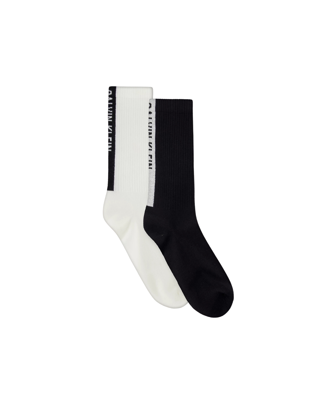 Calvin Klein - CKJ Men Sock 2P Back Logo - Nero e Bianco