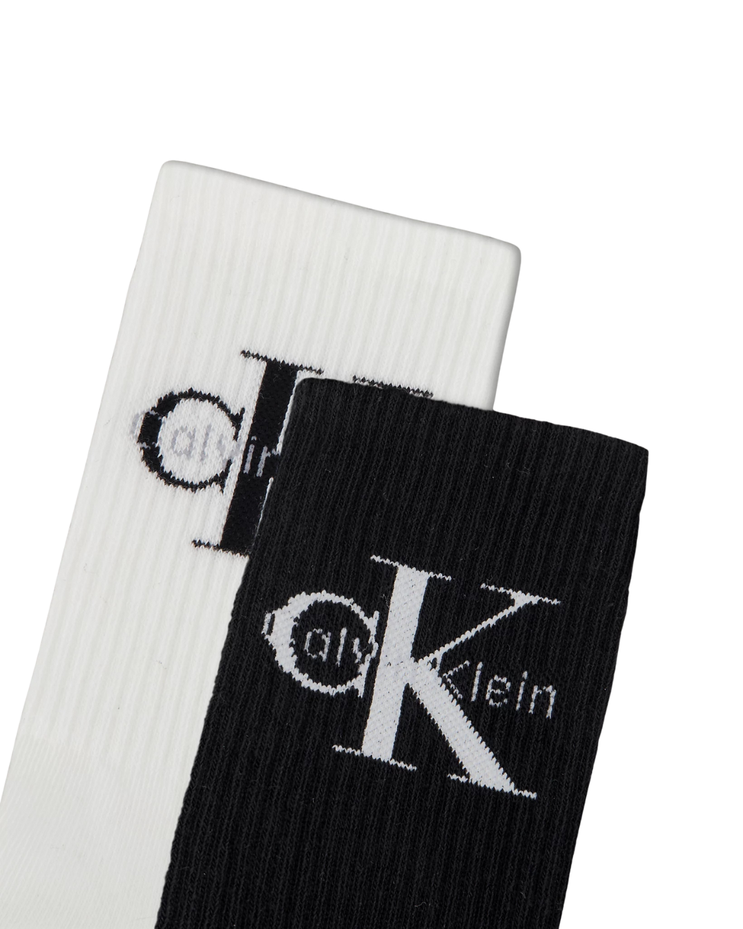 Calvin Klein - CKJ Women Sock 4P Giftbox Mono - Bianco e Nero