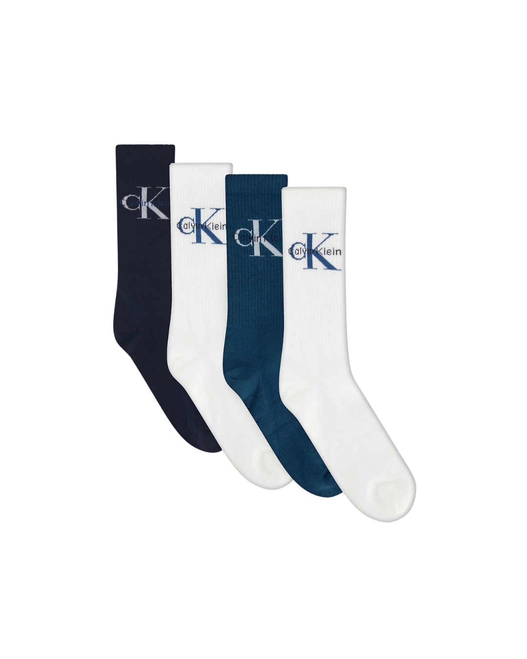 Calvin Klein - CKJ Men Sock 4P Giftbox Monologo - Multi