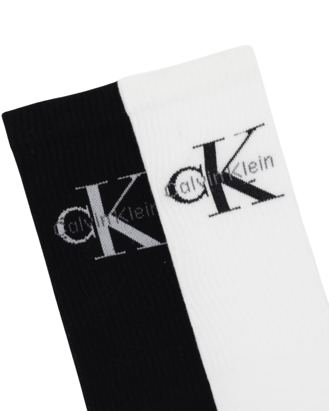 Calvin Klein - CKJ Men Sock 4P Giftbox Monologo - Bianco e Nero