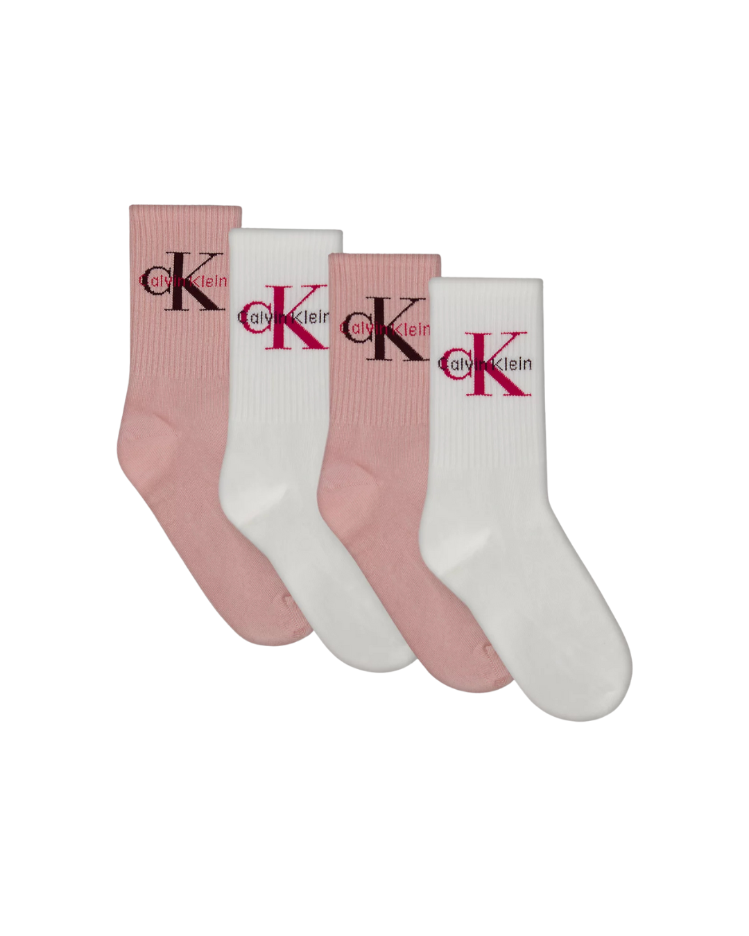 Calvin Klein - CKJ Women Sock 4P Giftbox Mono - Multi