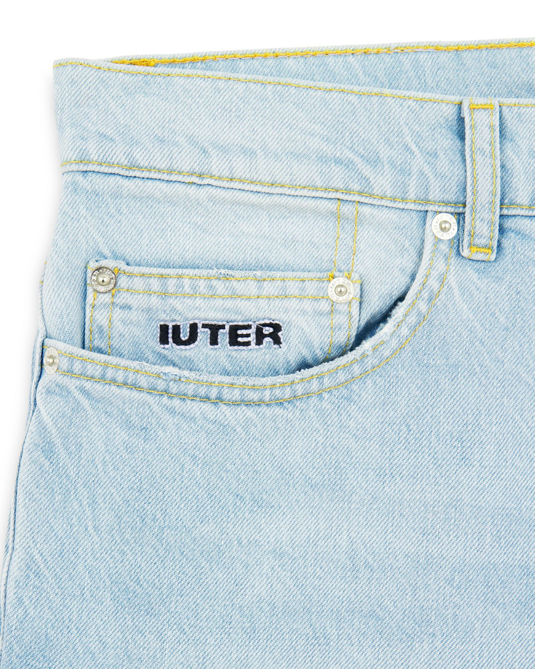 Iuter - Regular Denim Pants - Blu