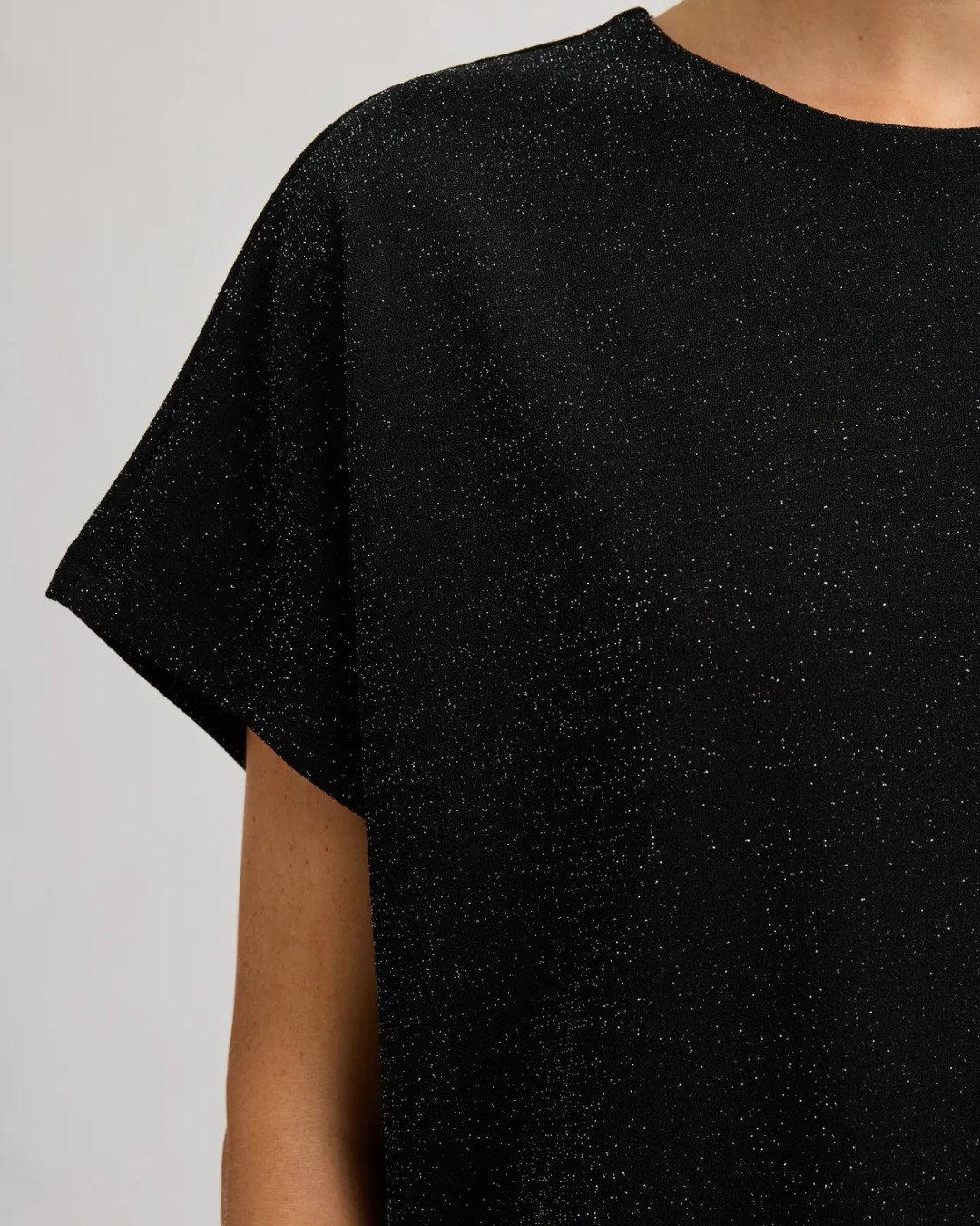 Selected Femme - Slfoversized Sandra SS Short Dress - Nero