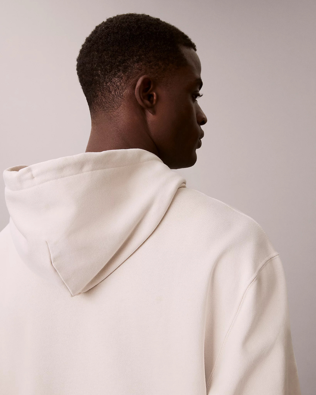 Calvin Klein Jeans - Fleece Gift Giving Hoodie - Chalk