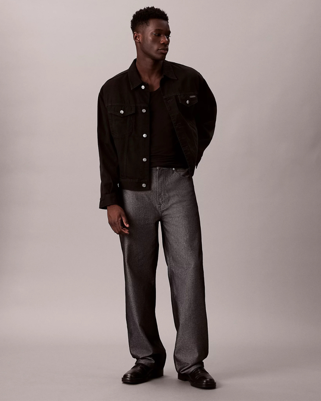 Calvin Klein Jeans - Baggy Black Sky Jeans - Grigio