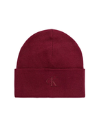 Calvin Klein - CK Fine Rib Beanie - Bordeaux