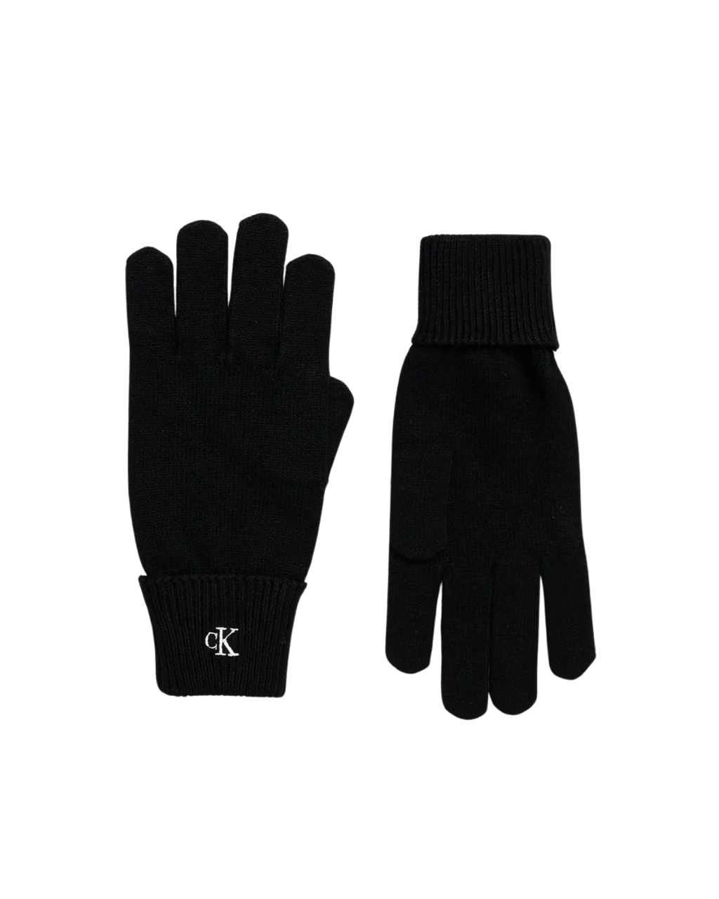 Calvin Klein - CK Fine Rib Gloves - Nero