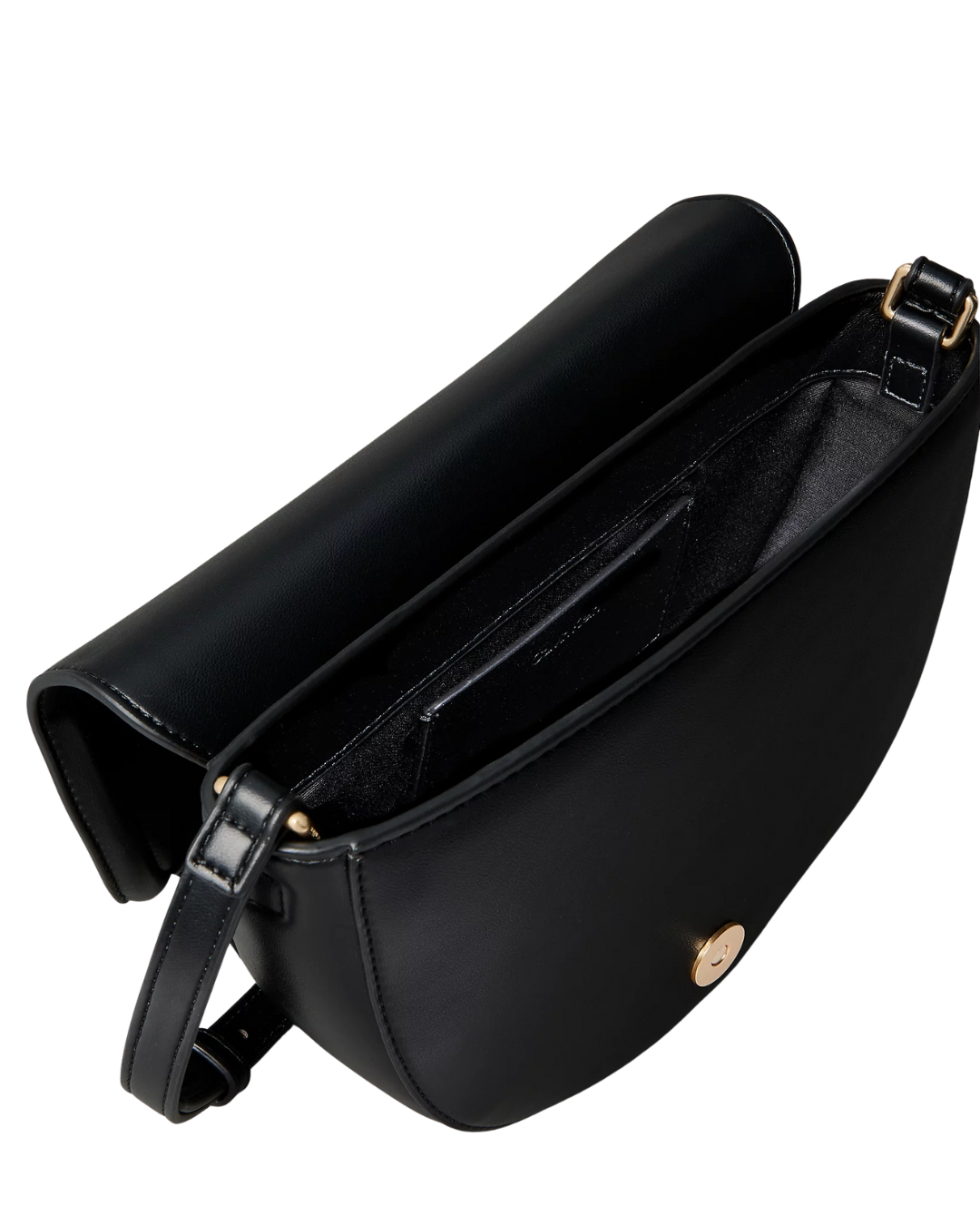 Calvin Klein - Bold CK Saddle Crossbody - Nero