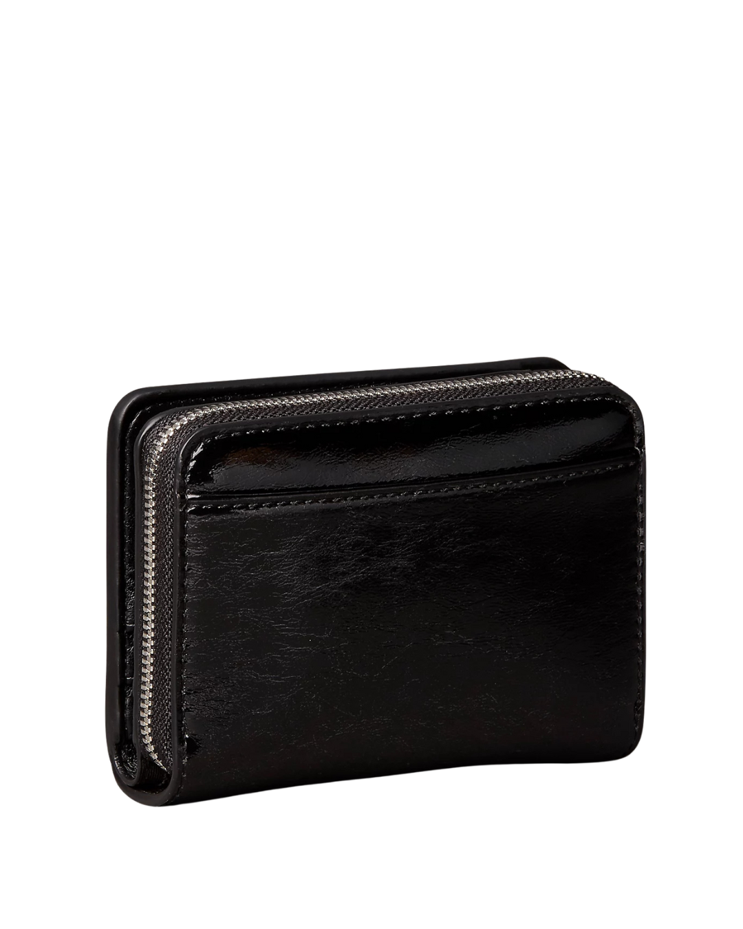 Calvin Klein - CK Metallic Flap Zip Around - Nero