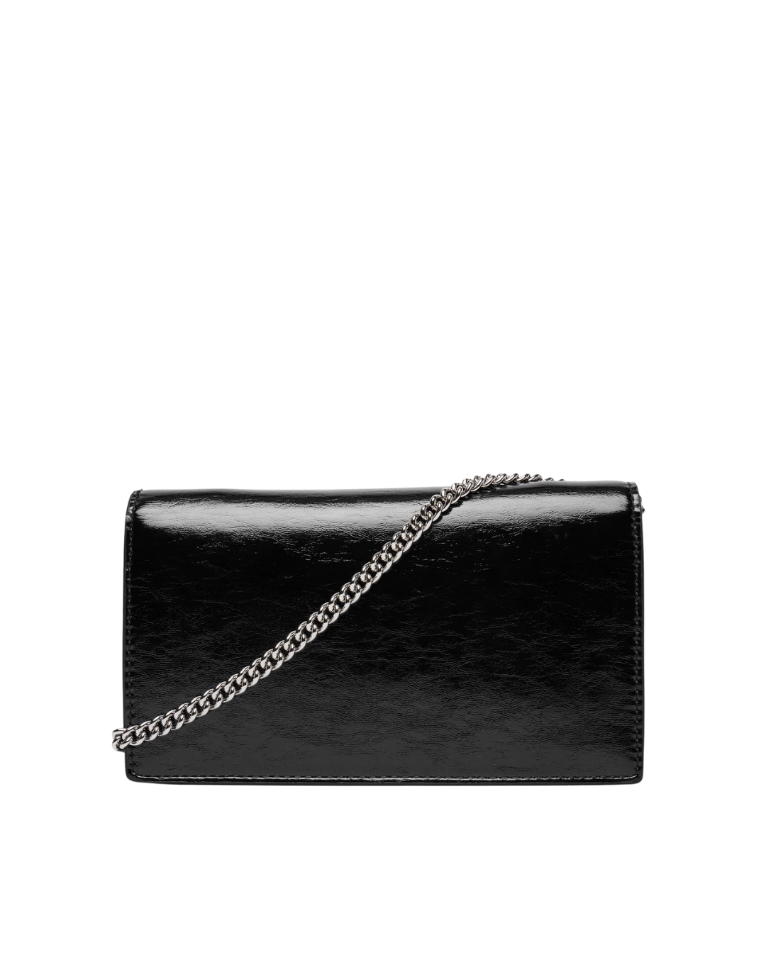 Calvin Klein - CK Metallic Wallet On Chain - Nero