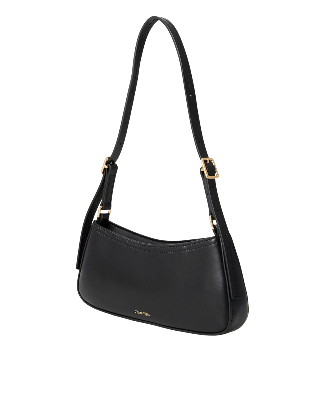 Calvin Klein - CK Small Shoulder Bag - Nero e Oro