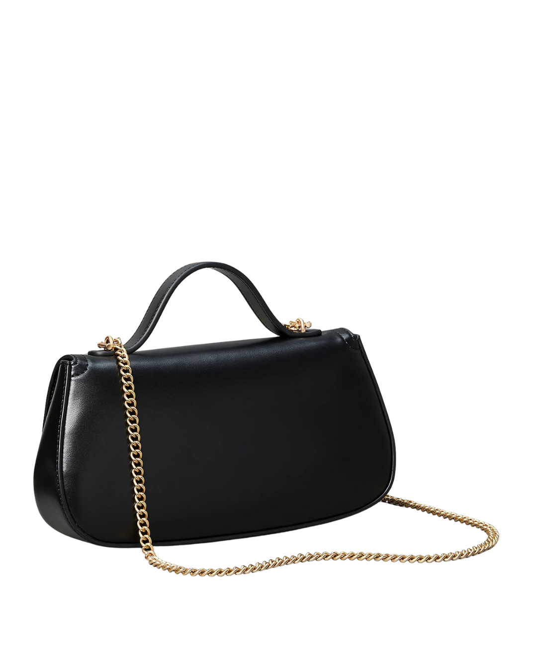 Calvin Klein - CK Top Handle With Chain Bag - Nero e Oro