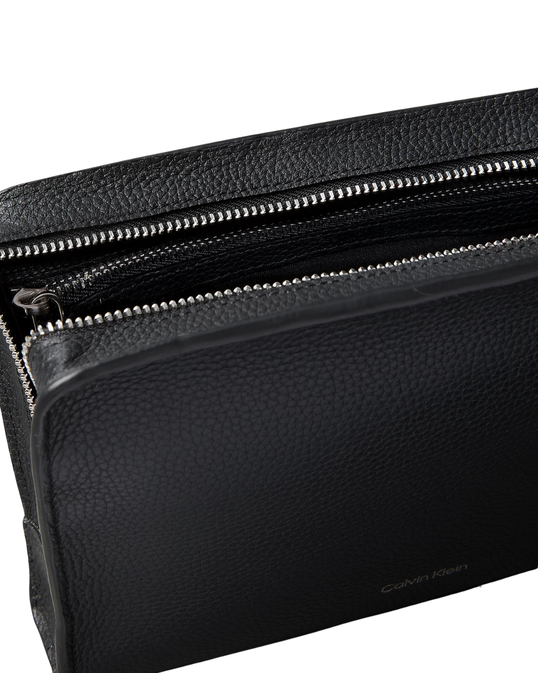 Calvin Klein - Foil Emboss Pouch W/Handle - Nero