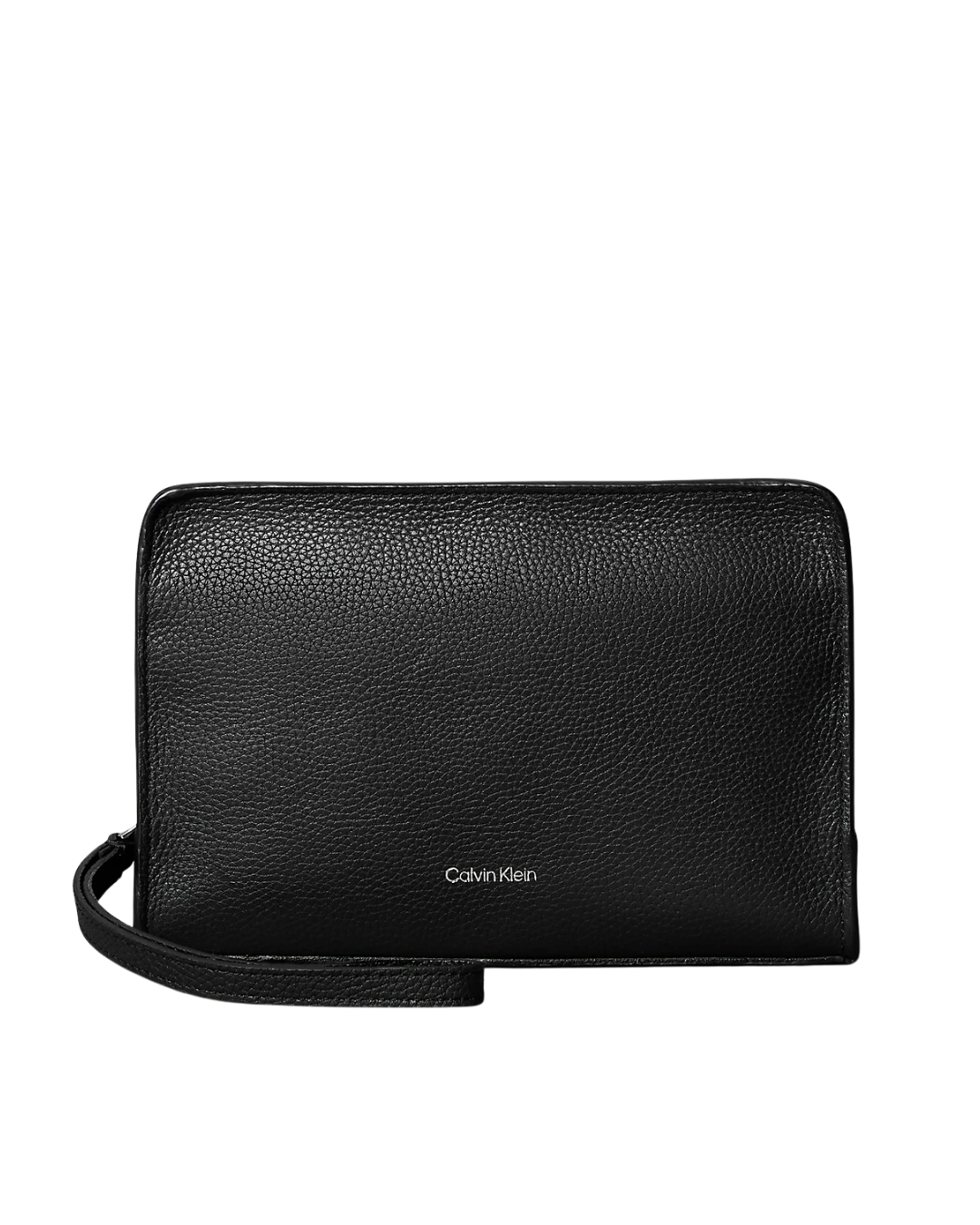 Calvin Klein - Foil Emboss Pouch W/Handle - Nero