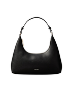 Calvin Klein - Foil Logo Conv Shoulder Bag - Nero e Oro