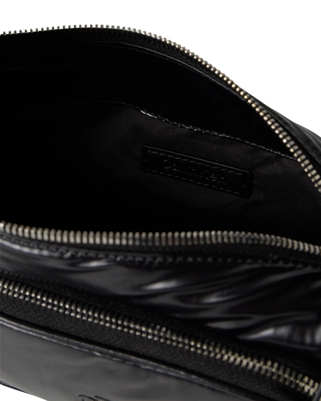 Calvin Klein - Pocket Shiny Nylon Small Bag - Nero