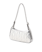 Calvin Klein - Quilted SM Shoulder Bag Metallic - Argento