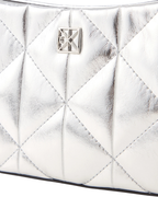 Calvin Klein - Quilted SM Shoulder Bag Metallic - Argento
