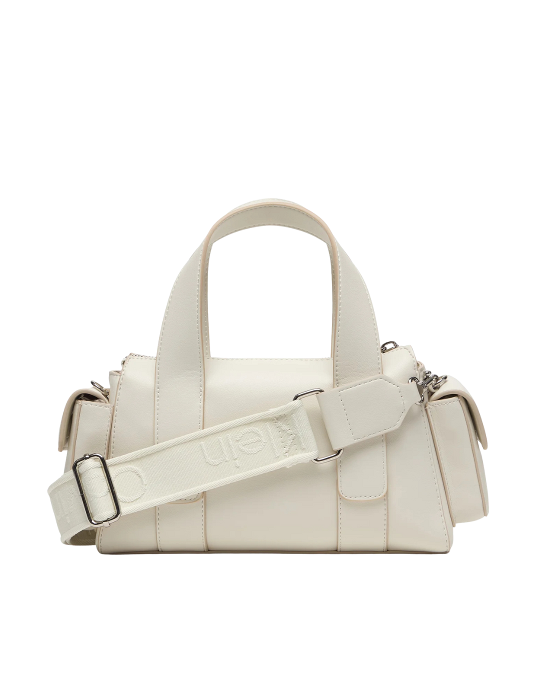 Calvin Klein Jeans - Webbing Strap Pocket Bag - Bianco