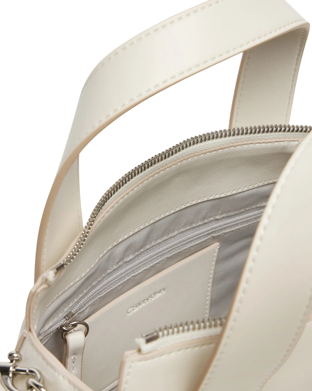 Calvin Klein Jeans - Webbing Strap Pocket Bag - Bianco